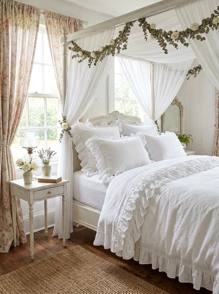 Ruffled edge sheet set - 30 bedroom sheet sets