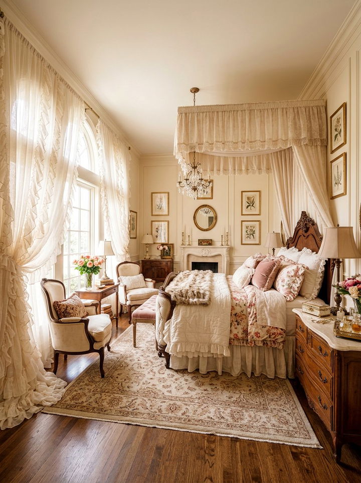 Ruffled sheer curtains - 30 bedroom sheer curtains