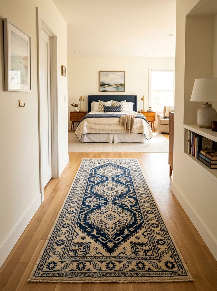 Rug Runner - 30 bedroom entryway ideas