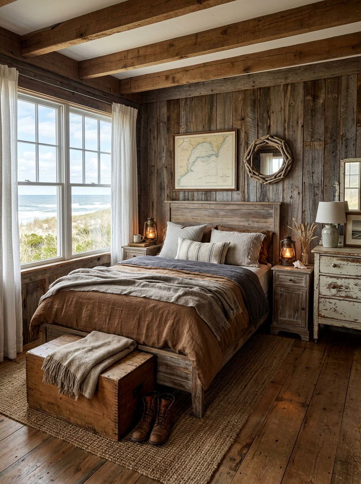 Rustic Beach Bedroom - 30 beach themed bedroom ideas