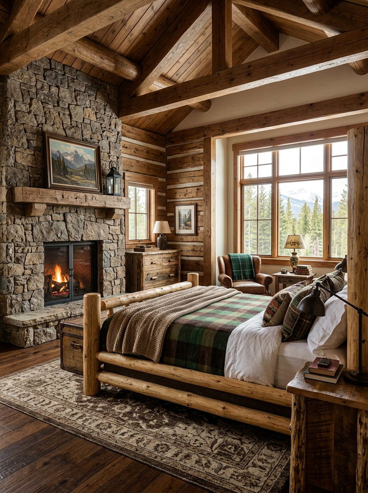 Rustic Bedroom - 30 bedroom room settings