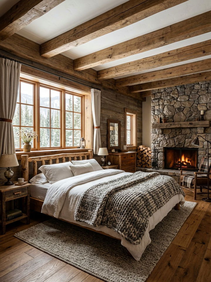 Rustic Bedroom Window - 30 bedroom window ideas