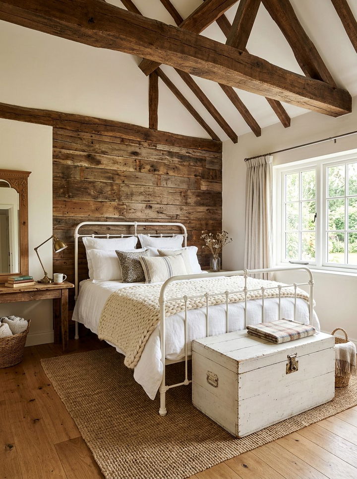 Rustic Brown And White Bedroom - 30 brown and white bedroom ideas