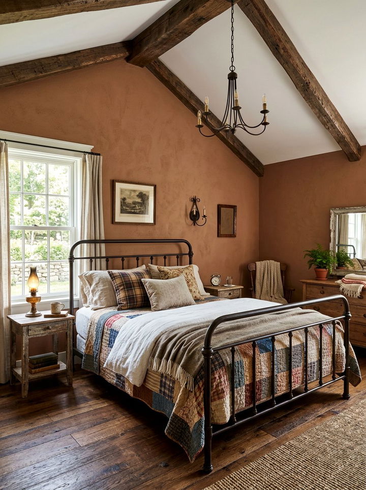 Rustic Brown Bedroom - 30 chocolate brown bedroom ideas