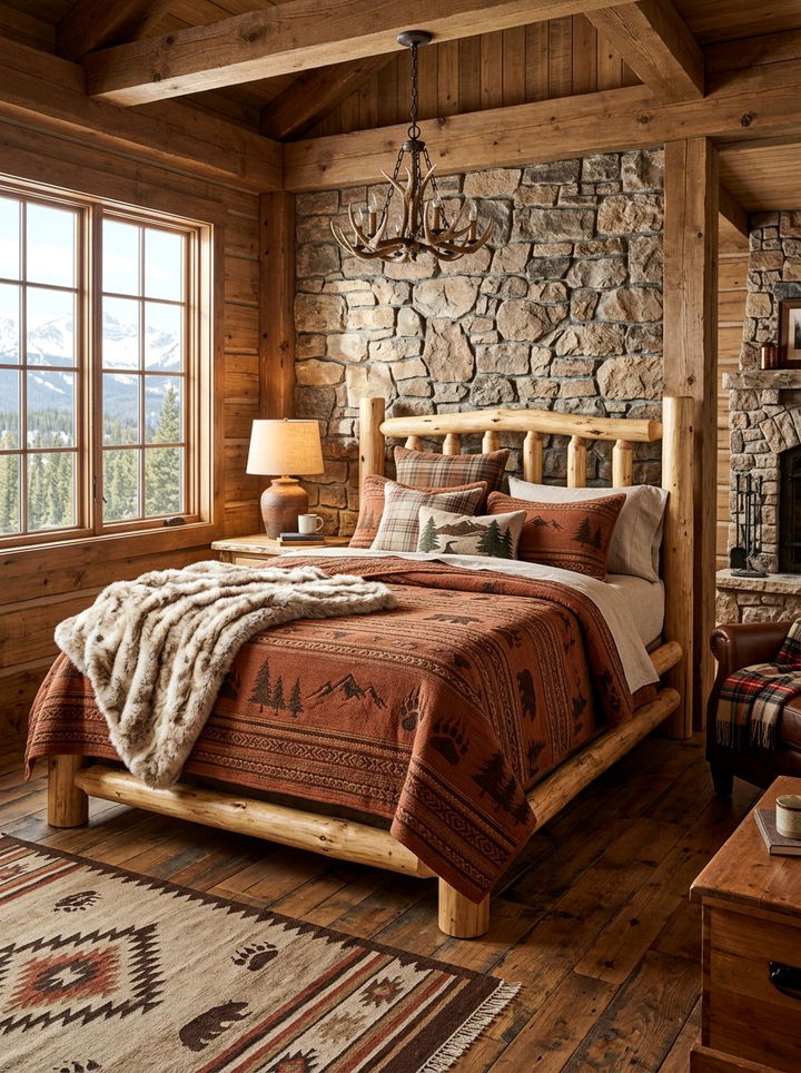 Rustic Brown Coverlet - 30 bedroom coverlets