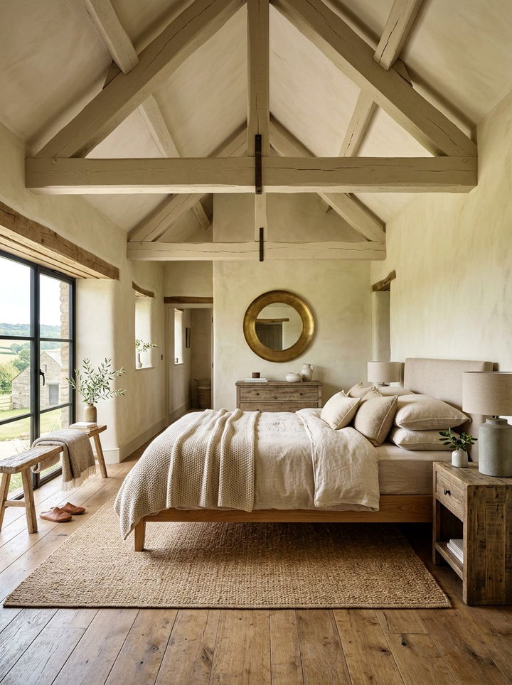 Rustic Contemporary Beige Bedroom - 30 contemporary beige bedroom ideas