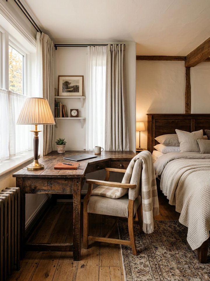 Rustic Corner Desk - 30 bedroom corner desk ideas