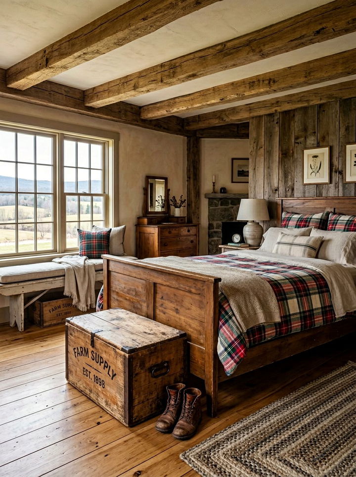 Rustic Crate Box - 30 bedroom decorative boxes