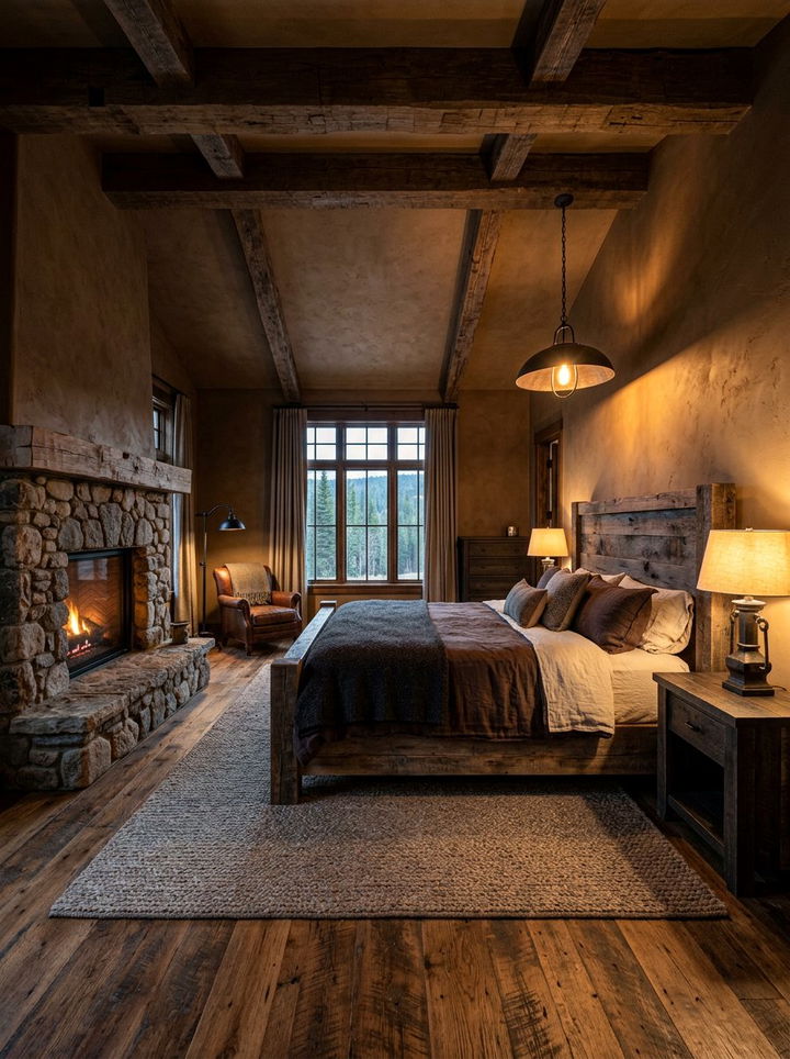 Rustic Dark Bedroom - 30 dark bedroom ideas