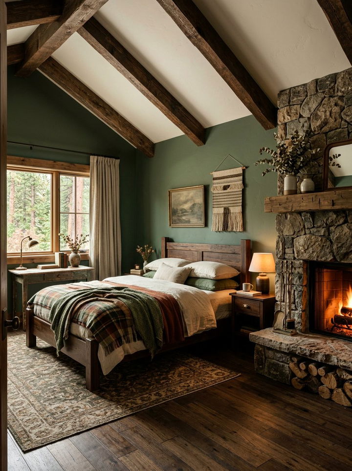 Rustic Eucalyptus Green Bedroom - 30 eucalyptus green bedroom ideas