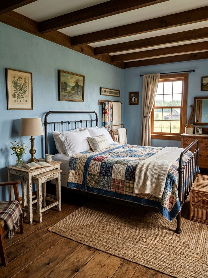 Rustic Farmhouse Wood Nesting Set - 30 bedroom nesting tables