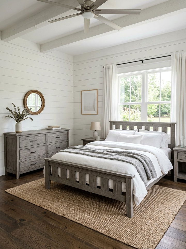 Rustic Gray Wood Furniture - 30 gray bedroom decor ideas