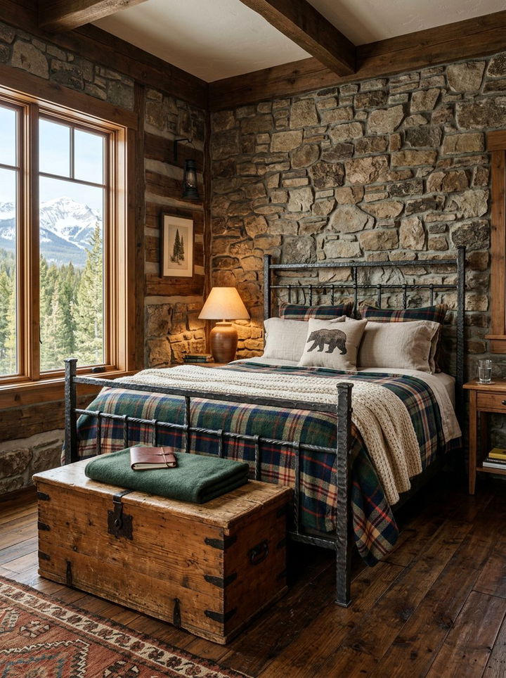 Rustic Iron Bed Frame - 30 bedroom iron beds