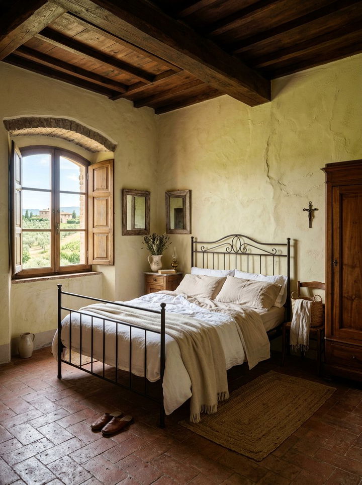 Rustic Italian bedroom - 30 Italian bedroom ideas