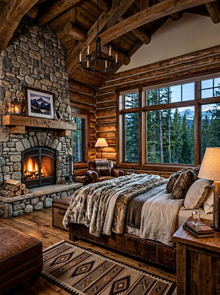 Rustic Leather Headboard - 30 bedroom leather headboards