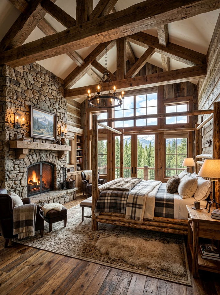 Rustic Luxury Master Bedroom - 30 celebrity bedroom ideas
