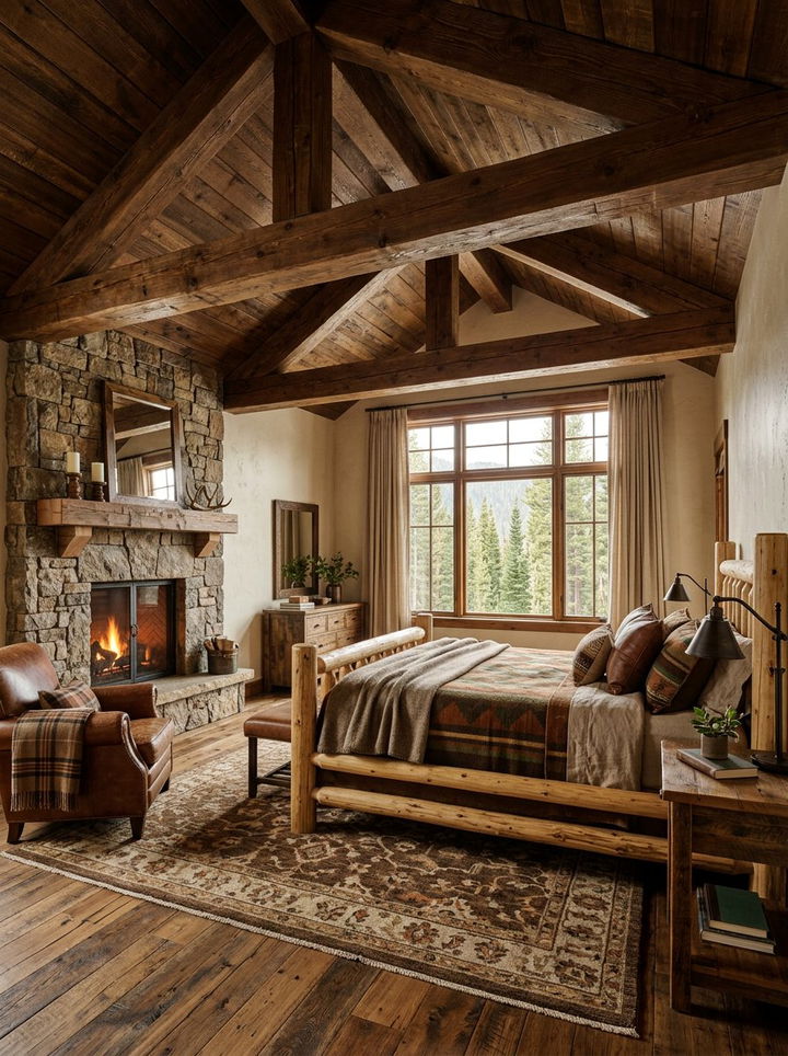 Rustic Master Bedroom - 30 large bedroom ideas