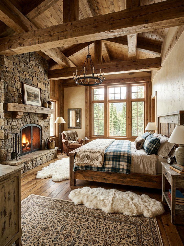 Rustic Master Bedroom - 30 cozy bedroom ideas