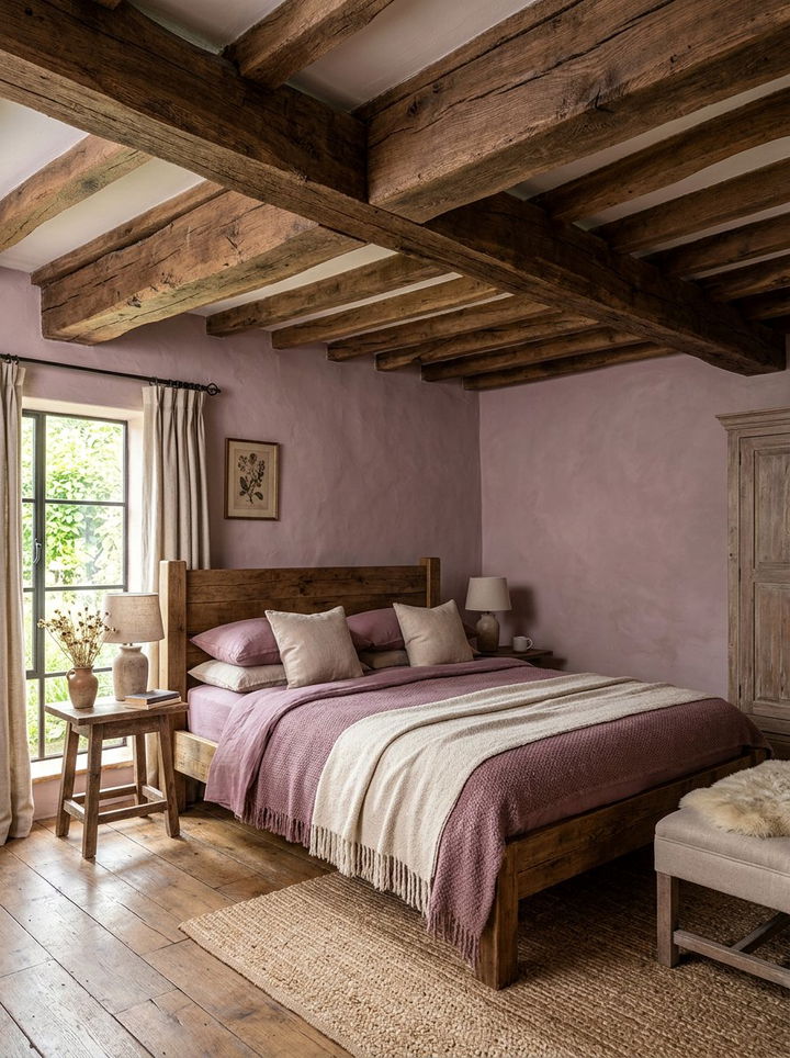 Rustic Mauve Bedroom - 30 mauve bedroom ideas