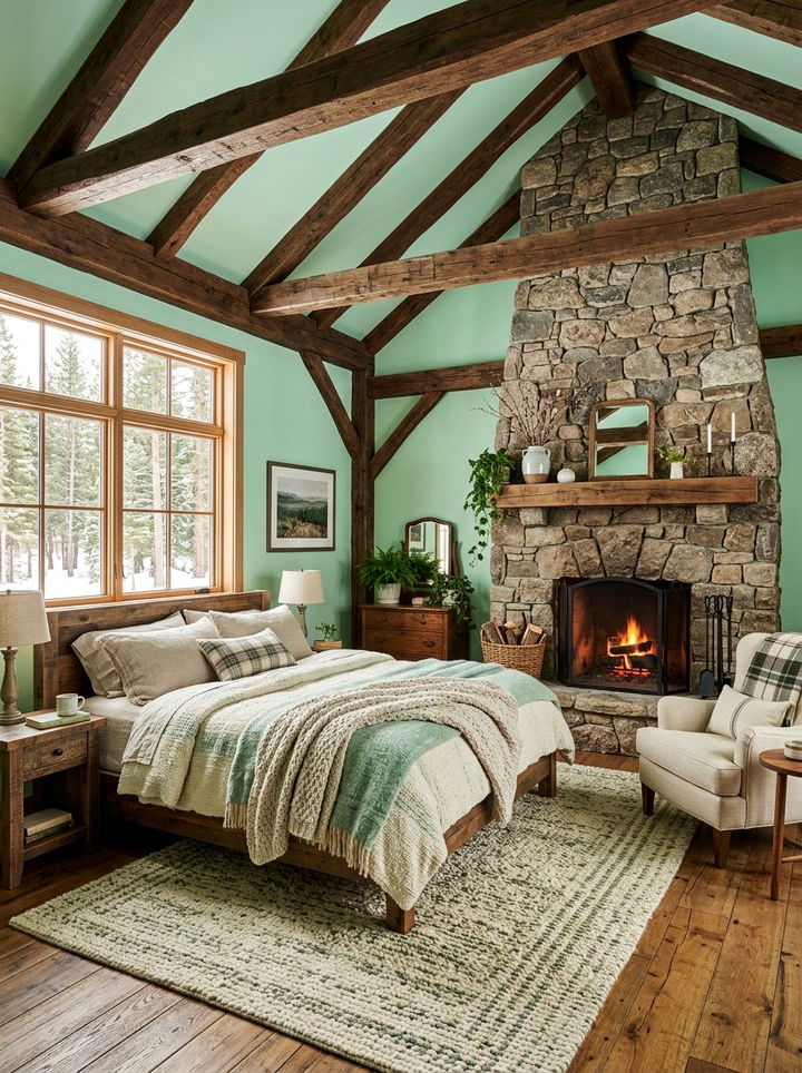Rustic Mint Green Bedroom - 30 mint green bedroom ideas