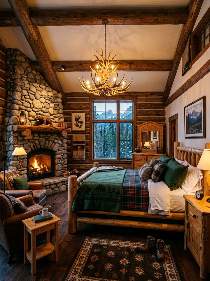 Rustic Mountain Resort - 30 resort bedroom ideas