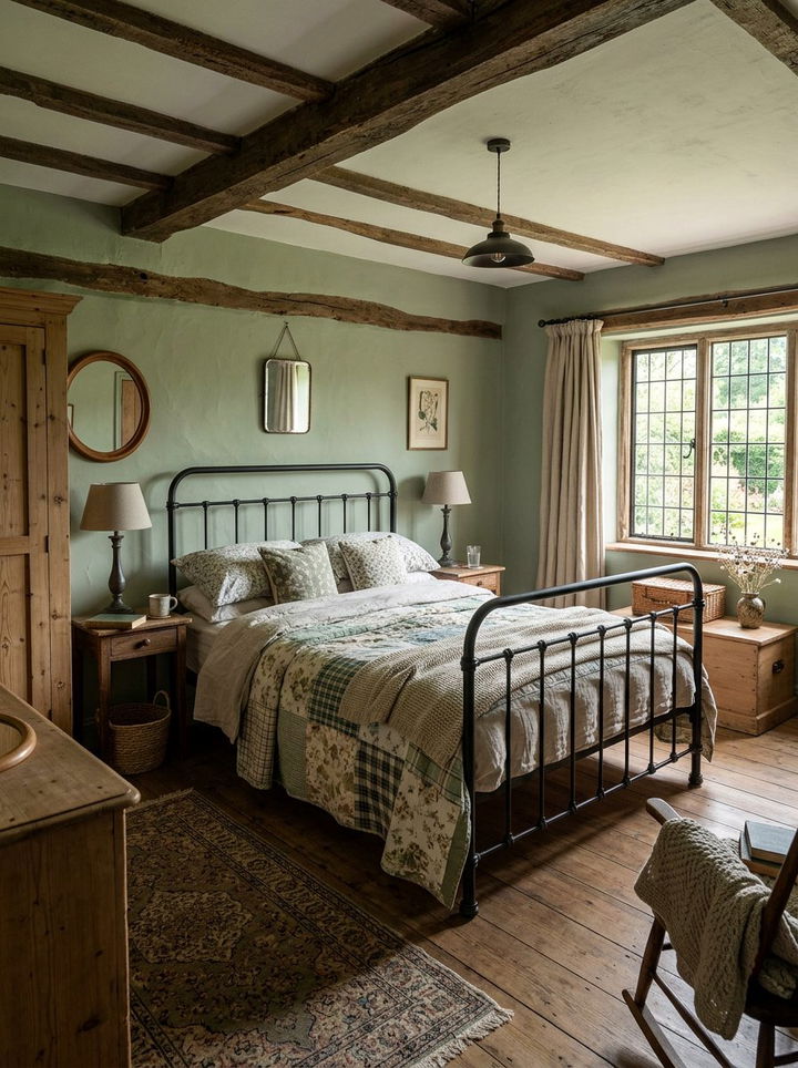 Rustic Sage Green Bedroom - 30 sage green bedroom ideas