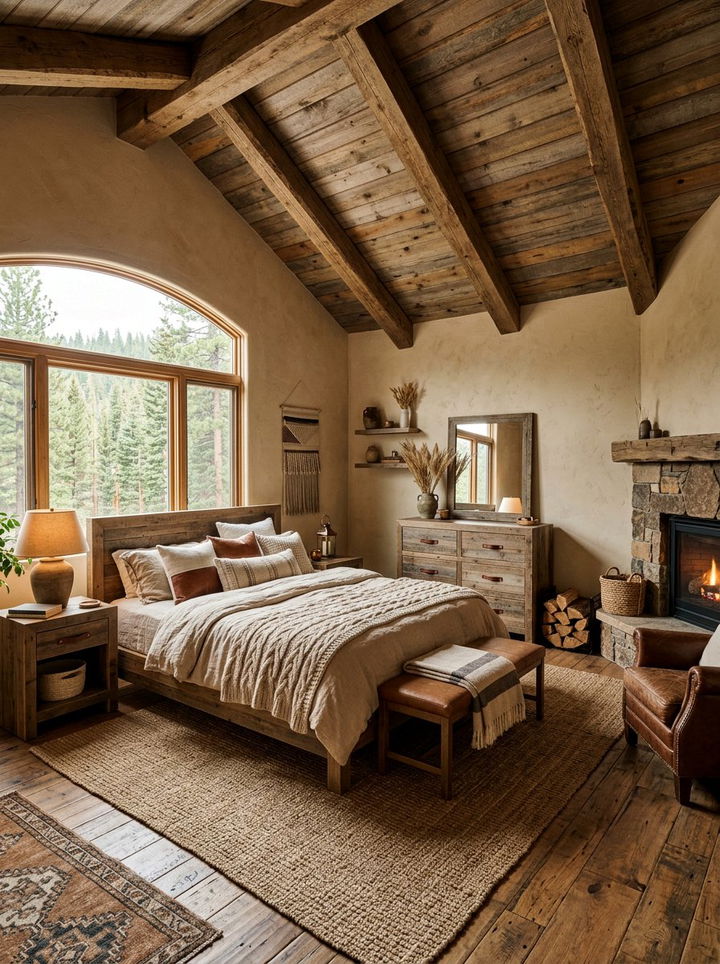 Rustic Sand Bedroom - 30 sand colored bedroom ideas