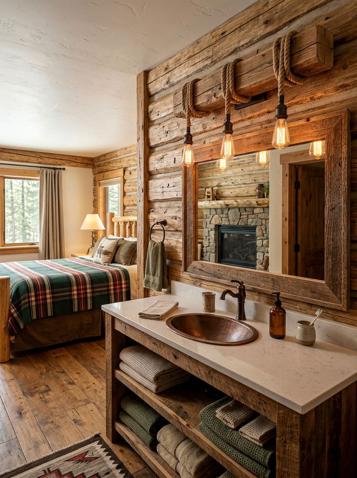 Rustic Vanity Light - 30 bedroom vanity lights