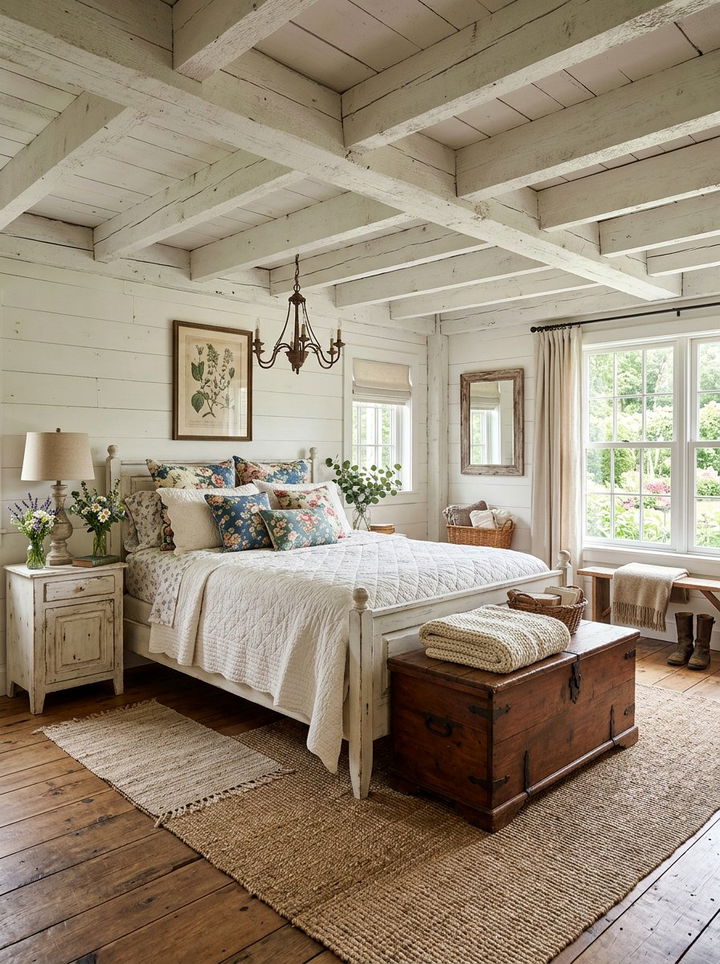 Rustic White Bedroom - 30 modern white bedroom ideas