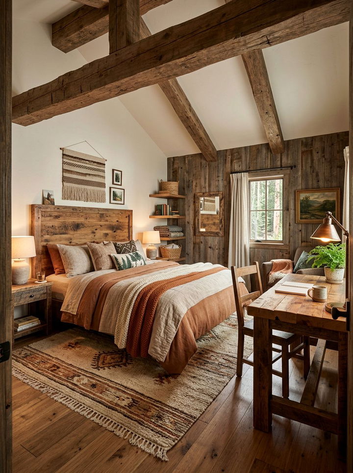 Rustic Wood Accents - 30 teenage boy bedroom ideas
