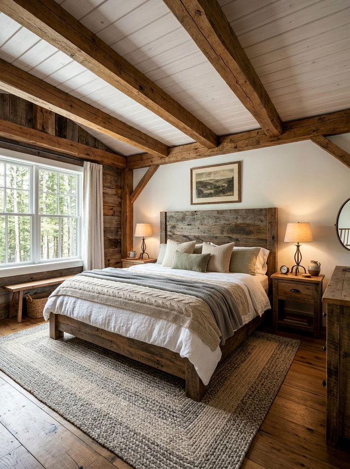 Rustic Wood Bedroom - 30 warm tone bedroom ideas