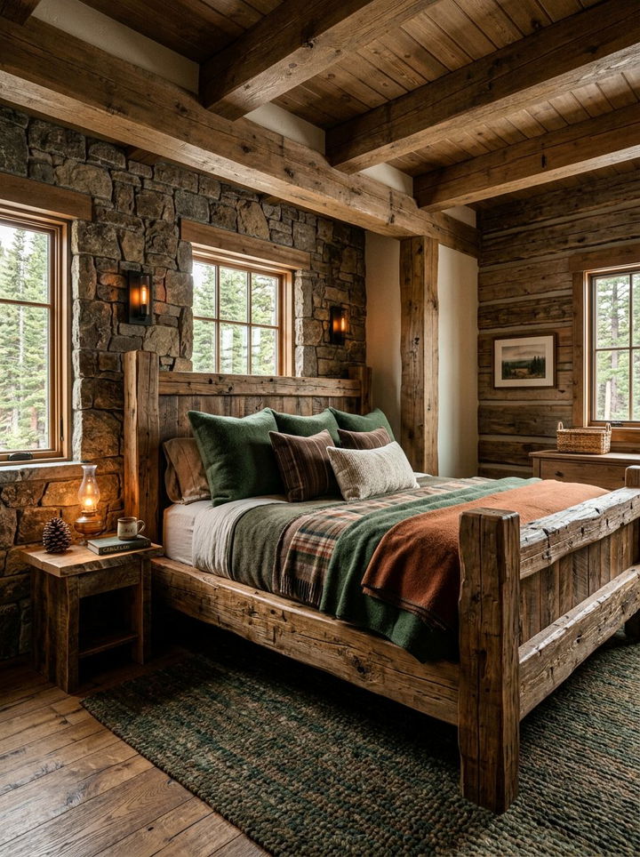 Rustic Wood Built In Bed - 30 bedroom built-in beds