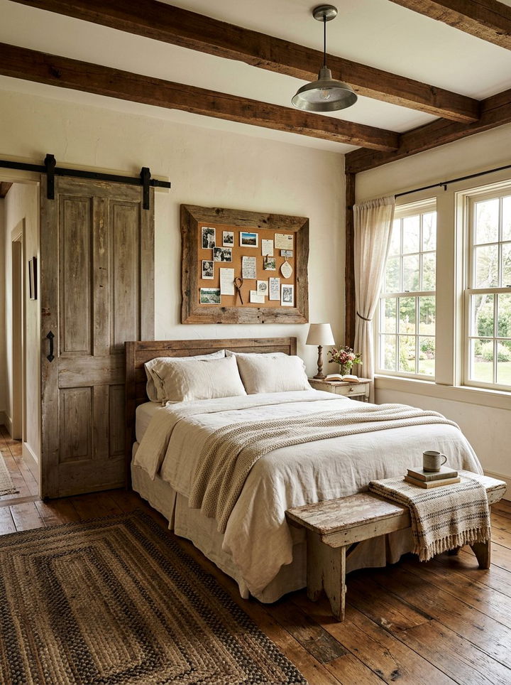 Rustic Wood Cork Board - 30 bedroom cork boards