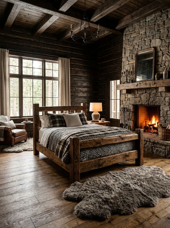 Rustic bedroom - 30 bedroom upgrade ideas