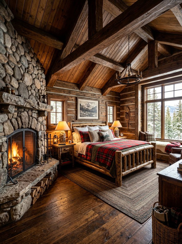 Rustic cabin aesthetic - 30 explorer bedroom ideas