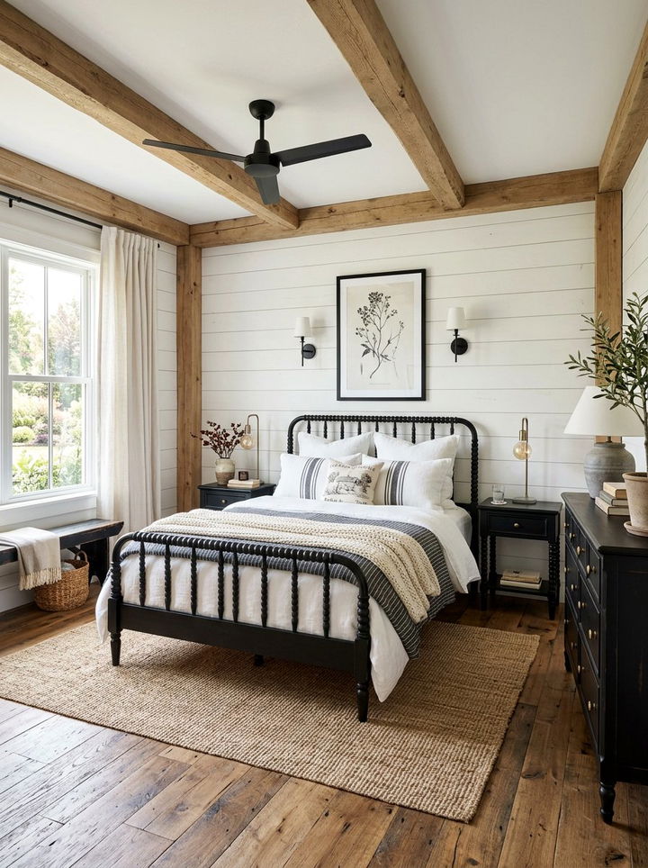 Rustic farmhouse black furniture bedroom - 30 bedroom black furniture ideas