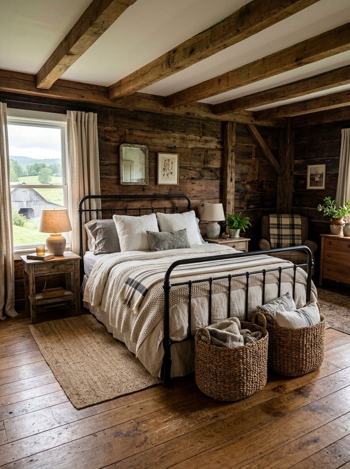 Rustic farmhouse period bedroom - 30 period home bedroom ideas