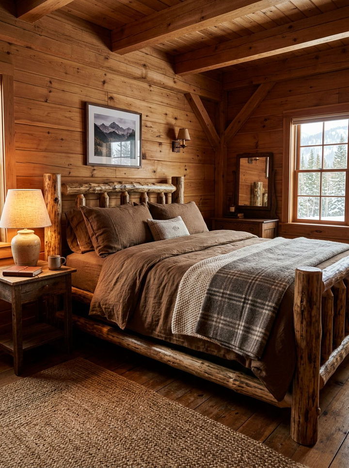 Rustic linen duvet cover - 30 bedroom linen bedding ideas