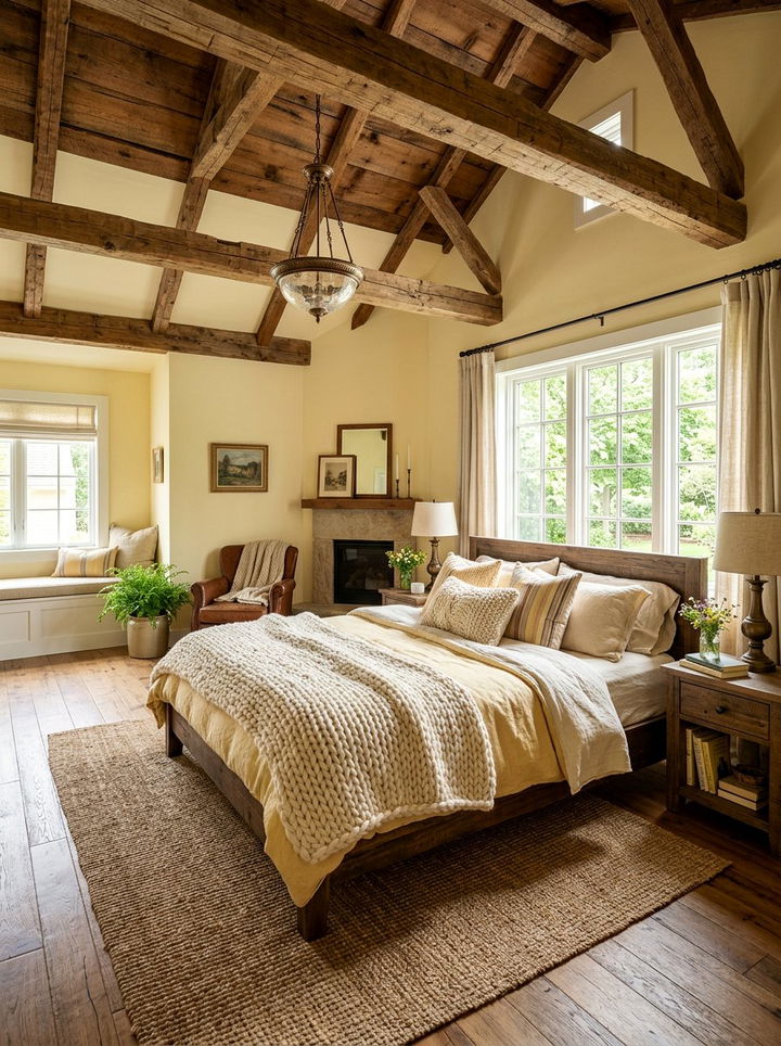 Rustic pastel yellow bedroom - 30 pastel yellow bedroom ideas