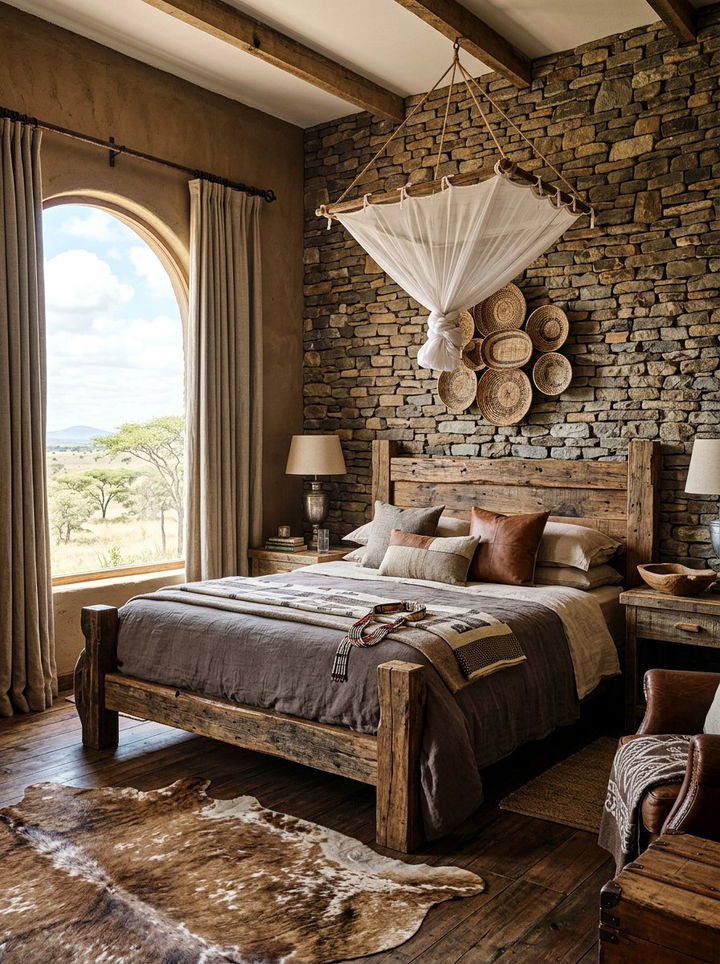 Rustic safari bedroom - 30 safari bedroom ideas