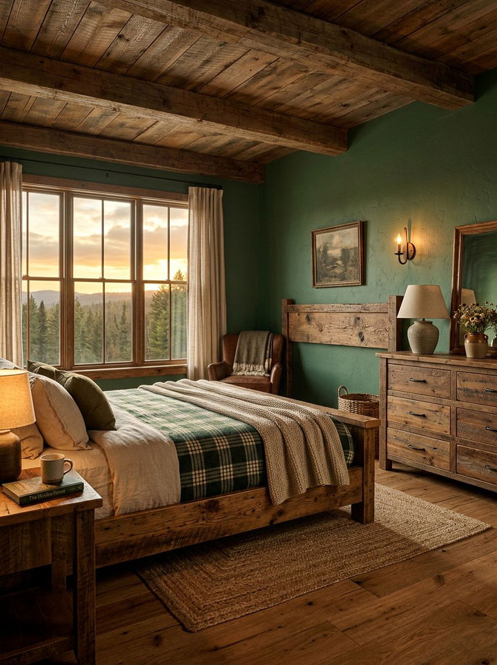 Rustic wood bedroom - 30 bedroom furniture settings