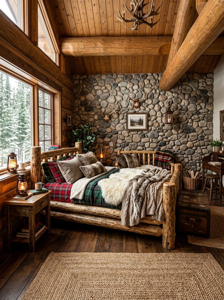 Rustic woodland bedroom - 30 fairy tale bedroom ideas