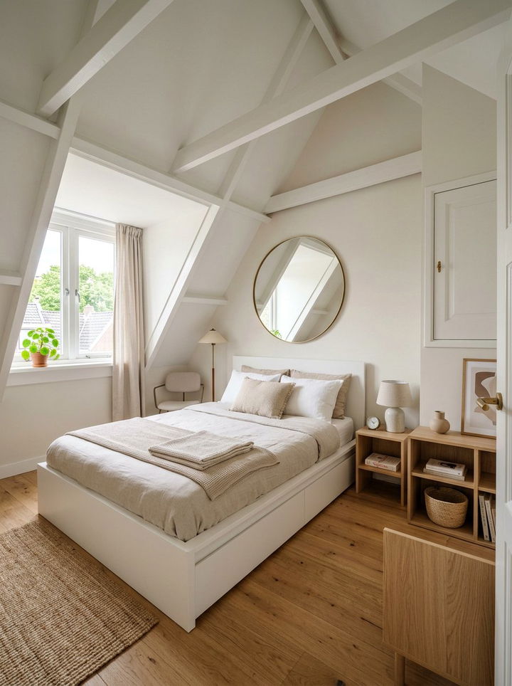SMALL ATTIC BEDROOM - 30 attic bedroom ideas