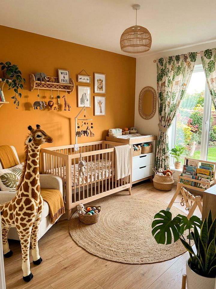 Safari Nursery - 30 infant bedroom ideas