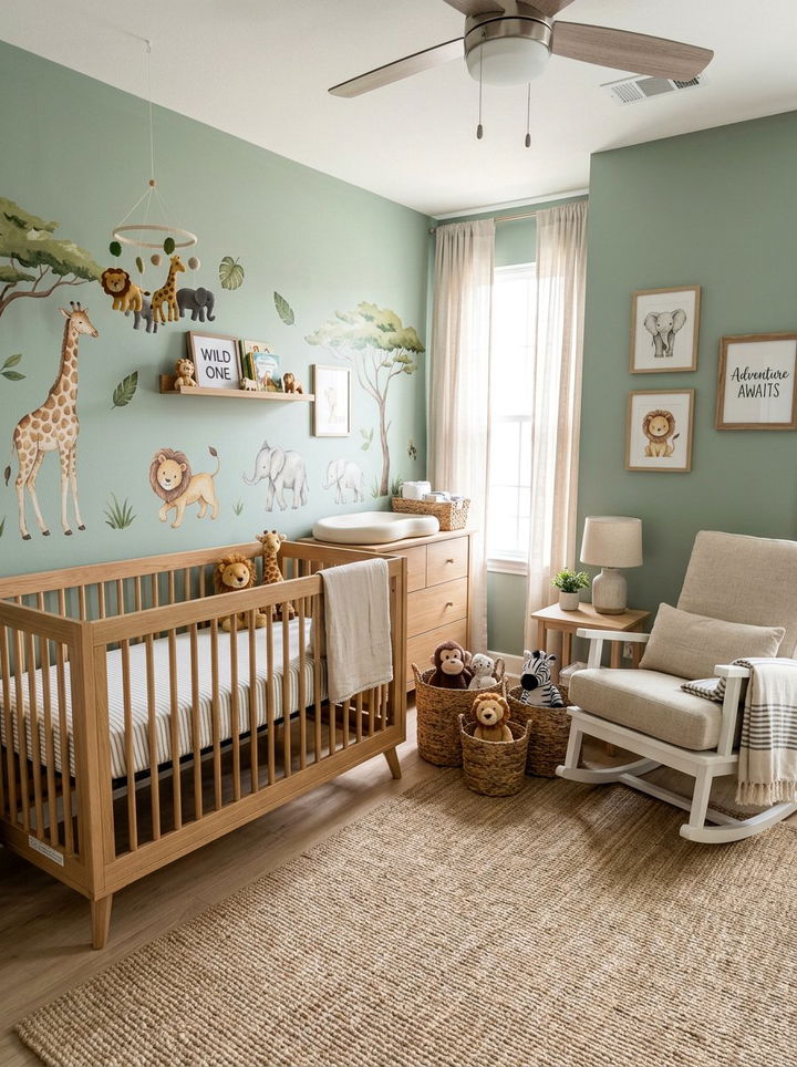 Safari nursery decor - 30 safari bedroom ideas