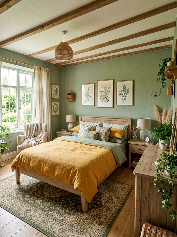Saffron And Sage Green Bedroom - 30 saffron bedroom ideas