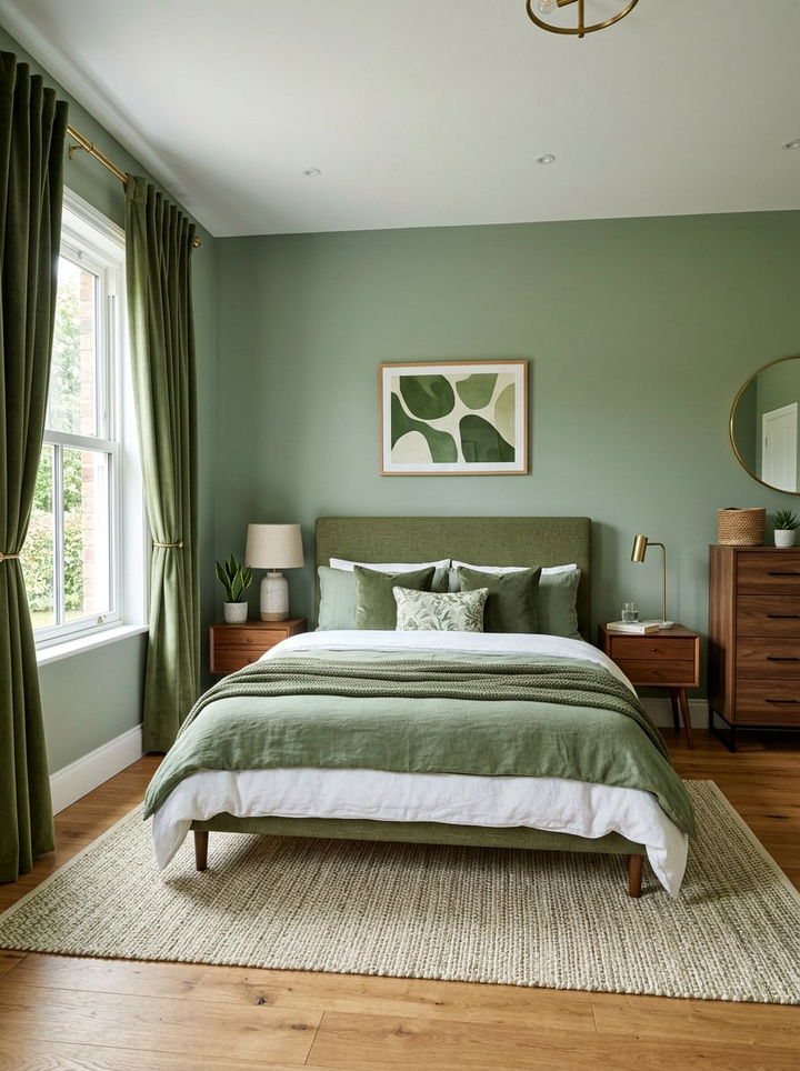 Sage And Moss Green - 30 moss green bedroom ideas