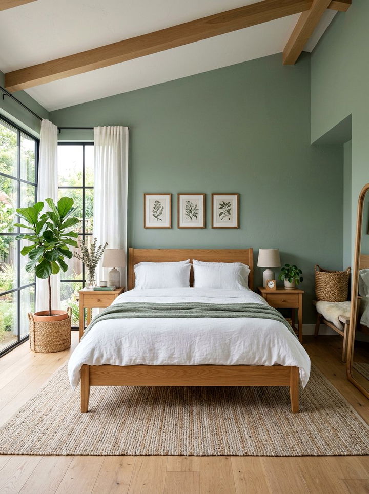 Sage Green - 30 subtle bedroom color ideas
