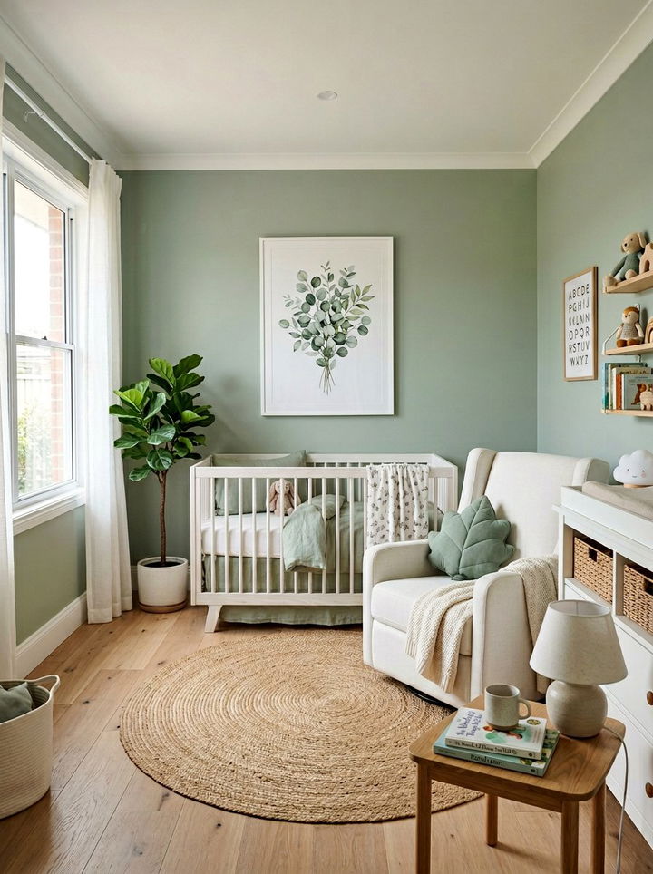 Sage Green Baby Room - 30 newborn bedroom ideas