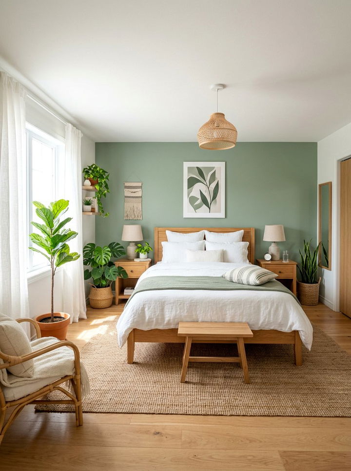 Sage Green Bedroom - 30 cool green bedroom ideas
